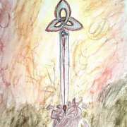 Sword of light giving new live