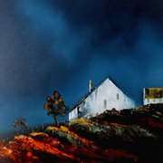 White at NightWashed Cottages
