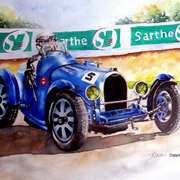 Bugatti 35B at Le Mans