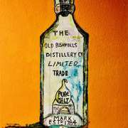 Antique Old Bushmills bottle