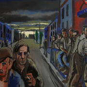 Artwork, Early Morning,Camden Town, Oil On Canvas, 30 x 20 ins by Bernard Canavan