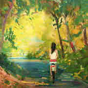 Girl on a Bike St Annes