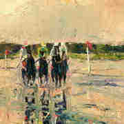 Horse Racing on Beach