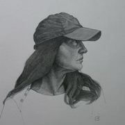 GIRL IN BASEBALL CAP
