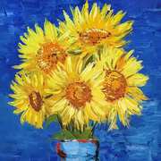 Sunflowers in Vase