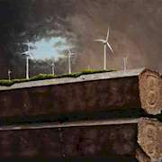 Irish art | Saving the turf by Conor Quinlan | Irish artist