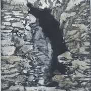 Ravages of time II,aquatint etching,verni mou