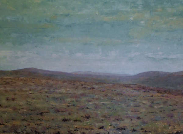 painting, Southeast from Seefin, oil on canvas, 120 x 80 cm