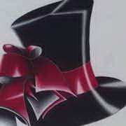Top Hat with Red Bow