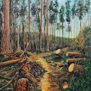 Irish art | After Storm Eowyn by Deborah McCoy | Irish artist