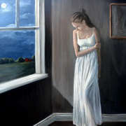 The lady in white