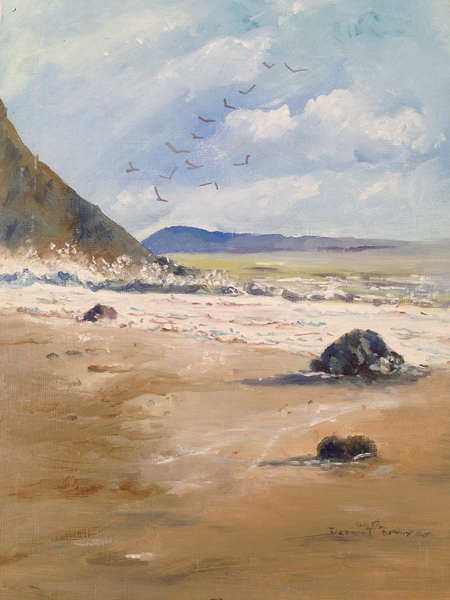 painting, Seascape Ireland, oil, 356 x 279mm