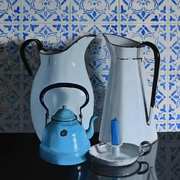 Blue and White