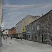Quay Street,Galway,Oil on Canvas