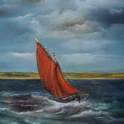 Galway Hooker - Riding the Wave