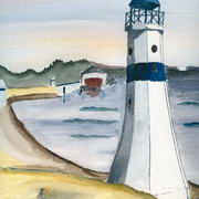 Lighthouse by Mississippi river Lighthouse by Mississippi river