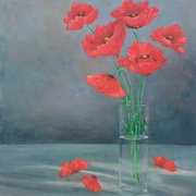 Poppies in a glass