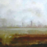 City scape from across the river