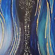 Irish art | The Escape of The Soul,Acrylic by Huda Al-Ghoul | Palestinian artist