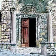 Church Doorway Arezzo