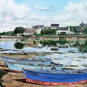 Resting Boats in Brittany