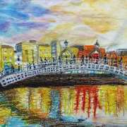 Meet Me On The Bridge,needle felting Meet Me On The Bridge,needle felting