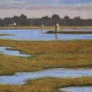 Irish art | Boyne Estuary at Baltray by Kevin O'Brien | Irish artist