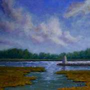 Irish art | Boyne Estuary at Baltray by Kevin O'Brien | Irish artist