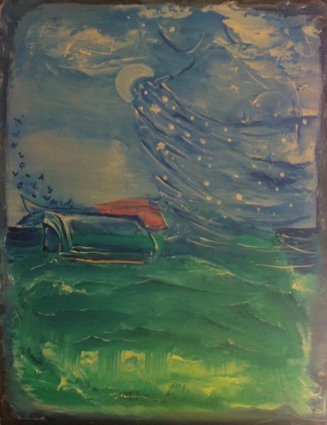 painting, Story of the Sea, oil, 45 x 35cm