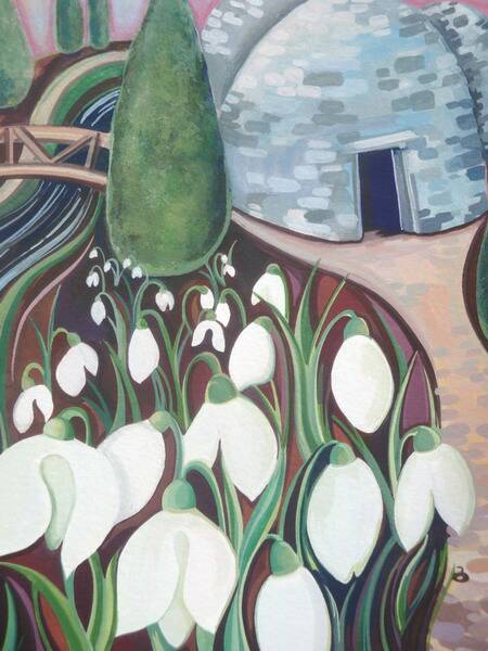 painting, Spring in StFiachras Garden, na, na