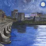 Moonlight on King John's Castle