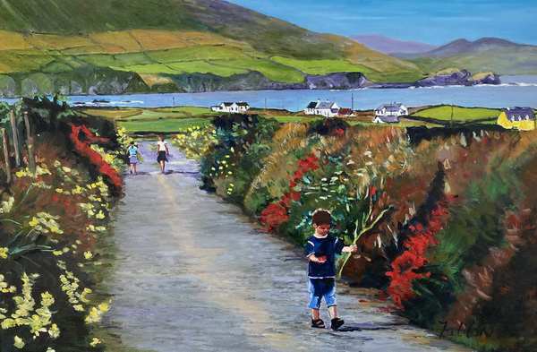 painting, West Cork (commission), oils, na