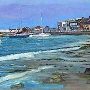 Irish art | Skerries Summer by Marie Fallon | Irish artist
