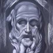 Tonal Value Exercise of the Bust of St Andrew