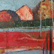 Landscape With Red and Grey