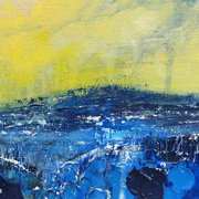 Seascape in Yellow And Blue