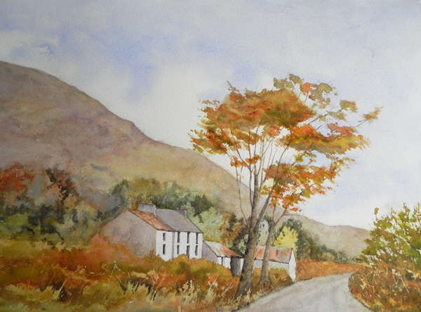 painting, Inishowen Drive, watercolour, na