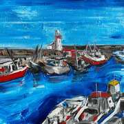 Balbriggan Harbour,Acrylic