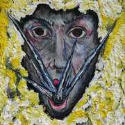 Anger and Self,Acrylics,gouache Anger and Self,Acrylics,gouache
