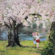 Painting The Cherry Blossom