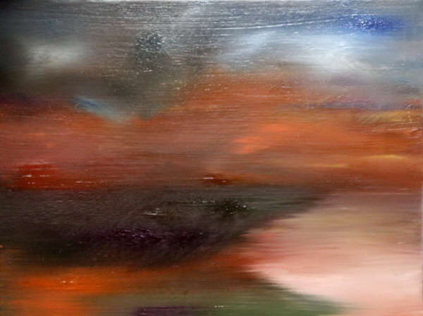 painting, Ballycroy Blanket Bog, oil on canvas, 30 x 41cm