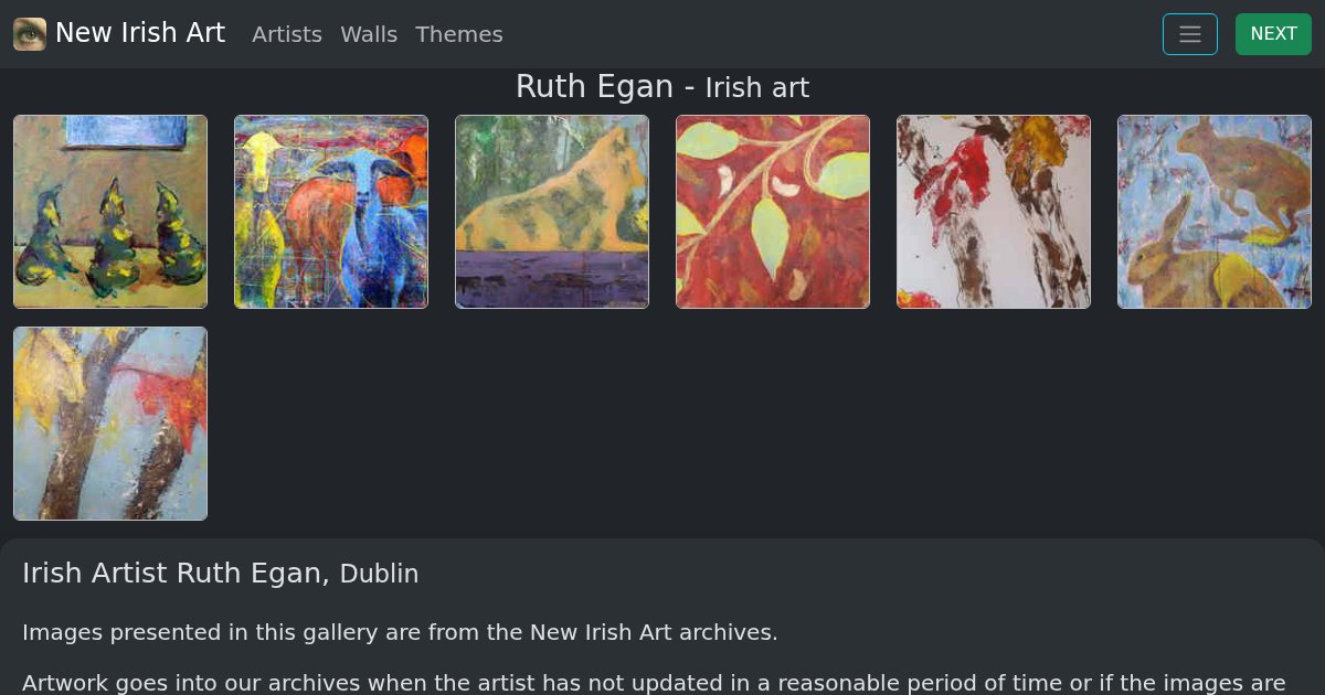 Irish Artist | Ruth Egan, Dublin