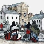 Claddagh Fish Market,late 1800's Claddagh Fish Market,late 1800's