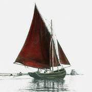 Galway Bay Hooker,early 1900's Galway Bay Hooker,early 1900's