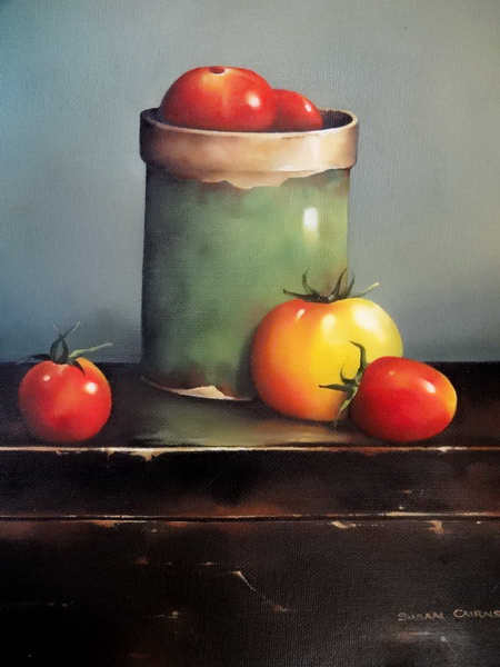 painting, Tomato, oil, na