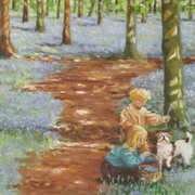 Picking Bluebells  Jenkinstown Woods